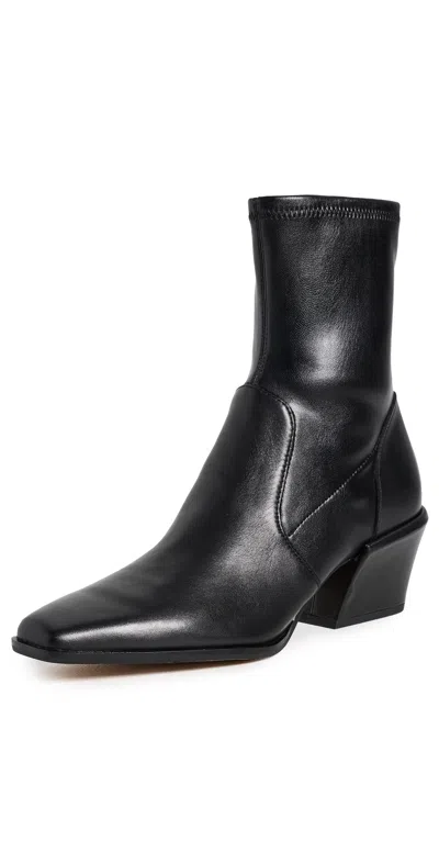 Dolce Vita Ledy Leather Booties Black Leather