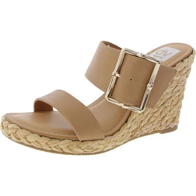 Dolce Vita Lee Lee Womens Faux Suede Espadrilles Platform Sandals In Multi