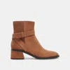 Dolce Vita Leland Suede Block Heel Boot In Multi