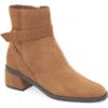 Dolce Vita Leland Suede Block Heel Boot In Brown