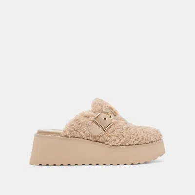 Dolce Vita Lelani Plush Flats Natural Plush