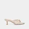 Dolce Vita Lerah Heels Bone Leather In White