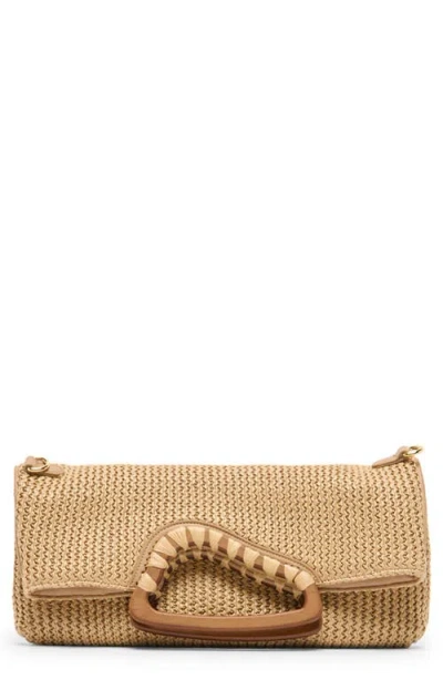 Dolce Vita Lesley Clutch In Natural Raffia