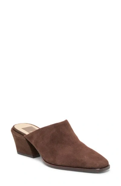 Dolce Vita Leyton Square Toe Mule In Brown