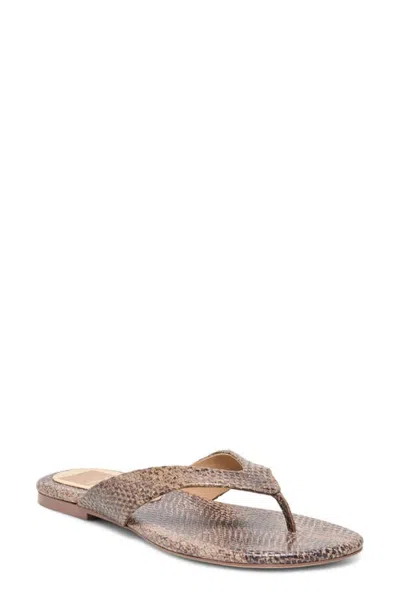 Dolce Vita Linnet Flip Flop In Animal Print