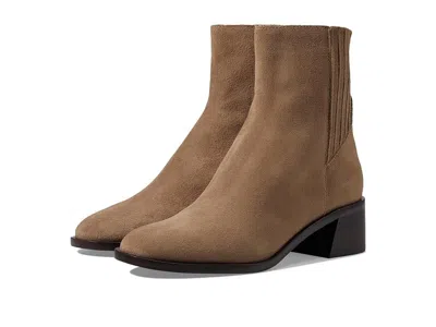 Dolce Vita Linny H2o Boot Women's Brown Leather Round Toe Ankle Bootie Jobb1346