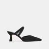Dolce Vita Linore Heels Onyx Suede In Black