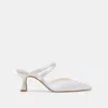 Dolce Vita Linore Heels True White Satin In White