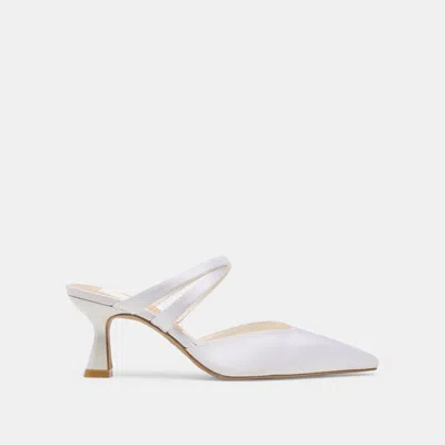Dolce Vita Linore Heels True White Satin