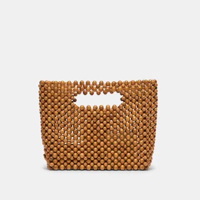 Dolce Vita Linzy Handbag In Natural Wood By  In Brown