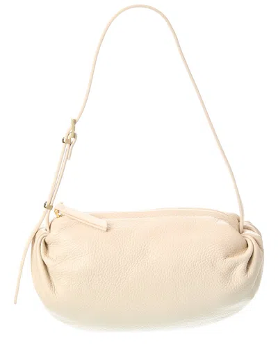 Dolce Vita Livi Small Soft Leather Shoulder Bag In White
