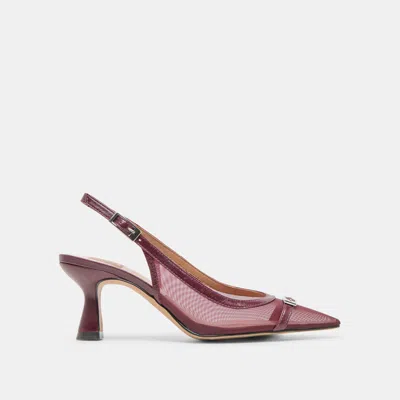 Dolce Vita Lorine Heels Burgundy Mesh