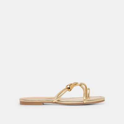 Dolce Vita Louiz Sandals In Gold Stella Size 13 By