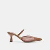 Dolce Vita Loyd Heels Espresso Mesh In Brown