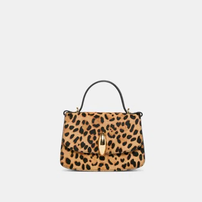 Dolce Vita Lucia Crossbody Leopard Calf Hair In Animal Print