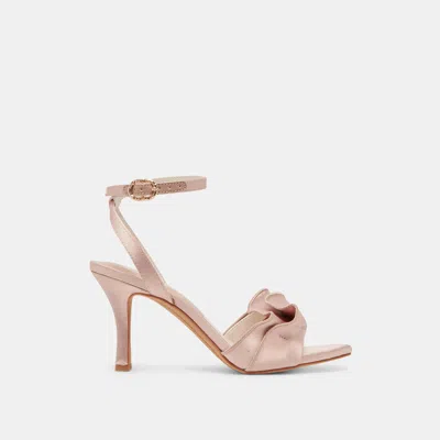 Dolce Vita Lunete Heels Lt Blush Satin