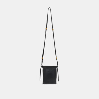 Dolce Vita Lyrik Crossbody Bag In Black Leather By