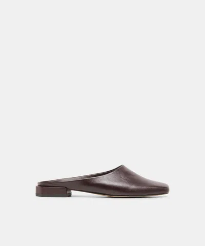 Dolce Vita Maclyn Flats In Black Cherry Leather Size 5 By