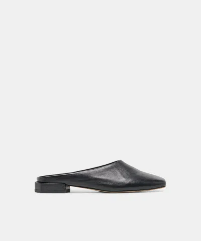 Dolce Vita Maclyn Flats In Black Leather Size 5 By