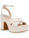 DOLCE VITA MAGGIE WOMENS CORK ANKLE STRAP PLATFORM SANDALS