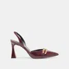 Dolce Vita Malik Heels Cranberry Crinkle Patent