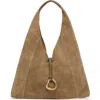 Dolce Vita Malin Suede Hobo Bag In Brown