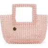 Dolce Vita Marel Beaded Tote In Champagne