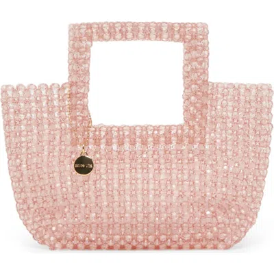 Dolce Vita Marel Beaded Tote In Champagne