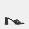 Dolce Vita Margoe Heels Black Woven Stella In Black