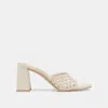 Dolce Vita Margoe Heels Creme Woven Stella In White