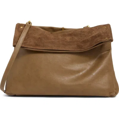 Dolce Vita Max Faux Leather Clutch In Brown
