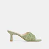 Dolce Vita Maylah Heels Sage Macrame In Green