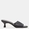 Dolce Vita Meeza Womens Solid Mesh Heels In Black