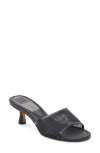 Dolce Vita Meeza Womens Solid Mesh Heels In Onyx Mesh