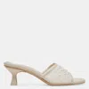 Dolce Vita Meeza Pearl Womens Embellished Man Made Kitten Heels In Multi