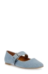 Dolce Vita Mellie Mary Jane Flat In Denim