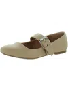 Dolce Vita Mellie Womens Cushioned Footbed Round Toe Flat Shoes In Beige