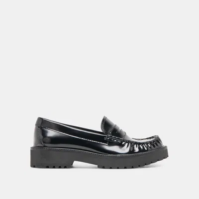 Dolce Vita Merek Loafers Midnight Boxleather In Black