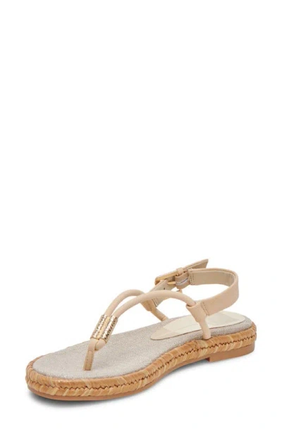 Dolce Vita Meryl Slingback Sandal In French Vanilla Raffia