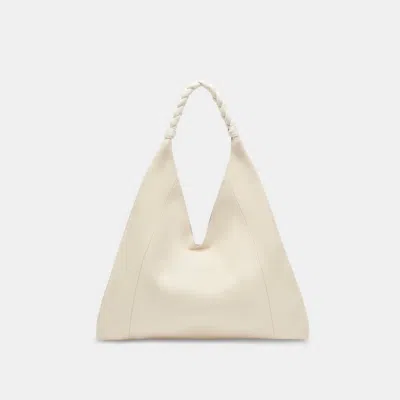 Dolce Vita Mia Tote Ivory Leather In White