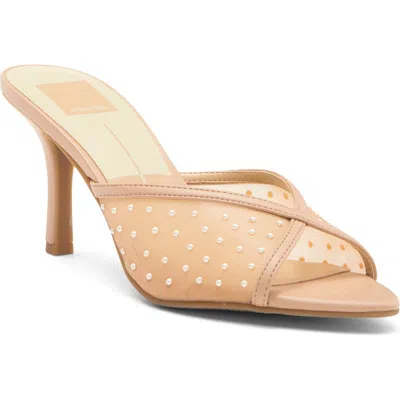 Dolce Vita Michal Peep Toe Sandal In Blush Pearls