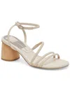 DOLCE VITA MIKAEL WOMENS LEATHER ANKLE STRAP HEELS