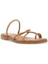 Dolce Vita Milany Womens Faux Leather Slip-on Strappy Sandals In Cider Mesh