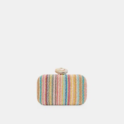 Dolce Vita Milos Clutch Multi Raffia