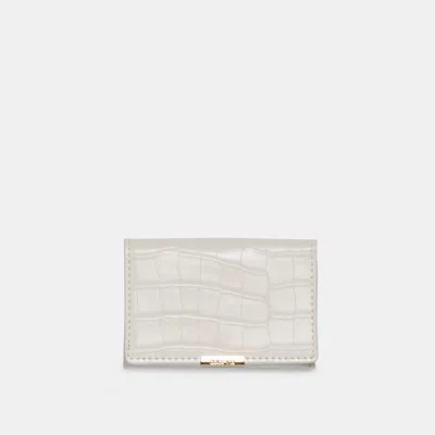 Dolce Vita Mini-me Wallet White Croco Stella