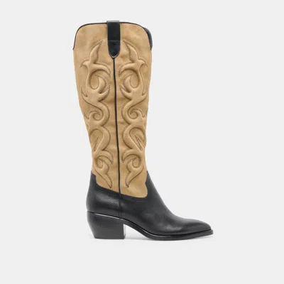 Dolce Vita Mirla Boots Black Multi Leather