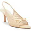 Dolce Vita Misa Raffia Slingback Pump In Natural Raffia
