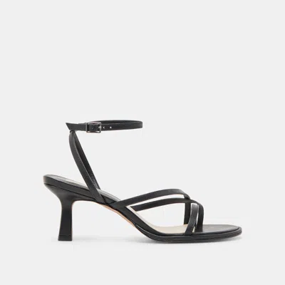 Dolce Vita Morah Heels Black Leather