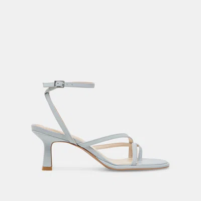 Dolce Vita Morah Heels Ice Blue Leather
