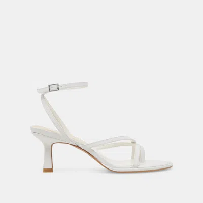 Dolce Vita Morah Heels True White Leather